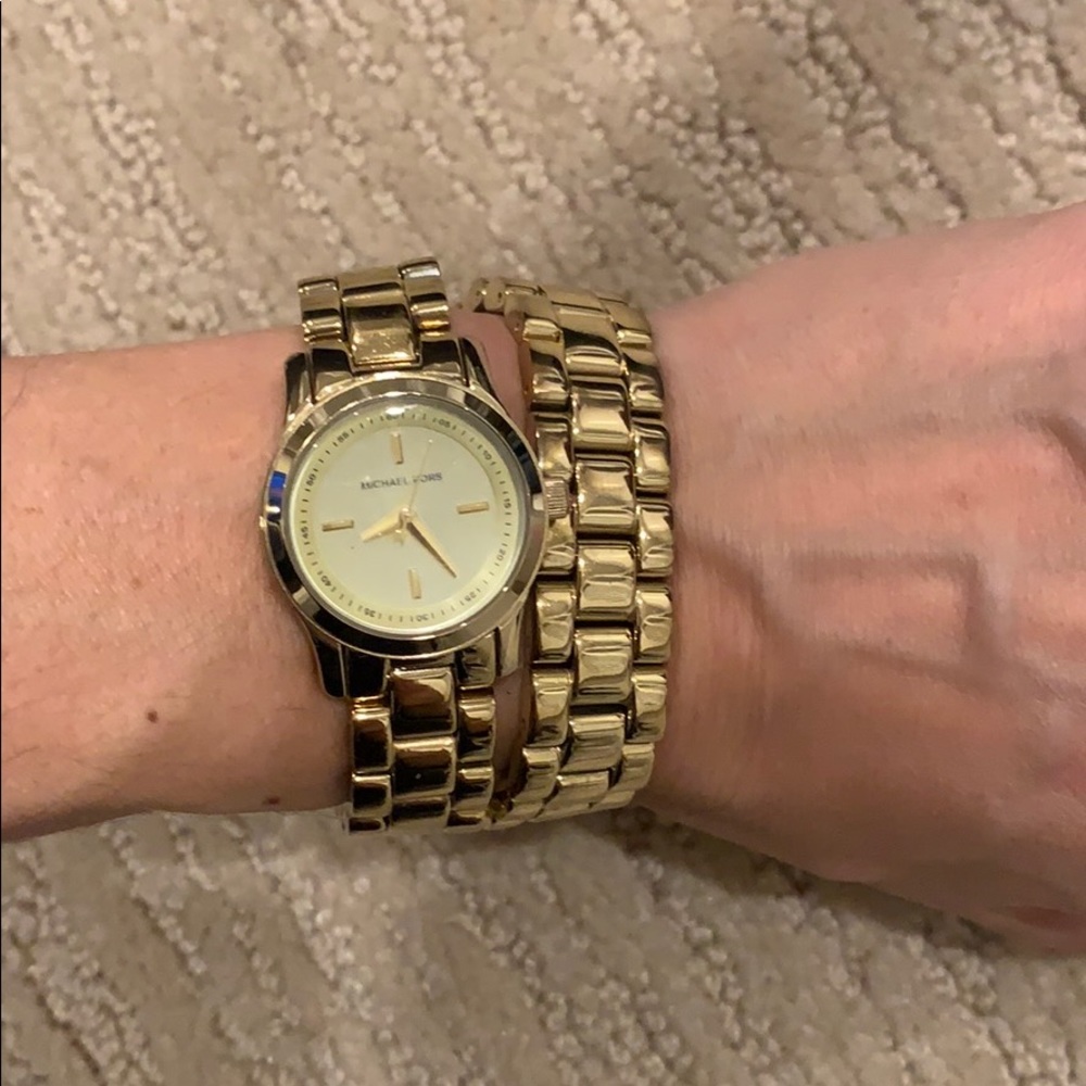 Michael Kors Gold Wrap Watch